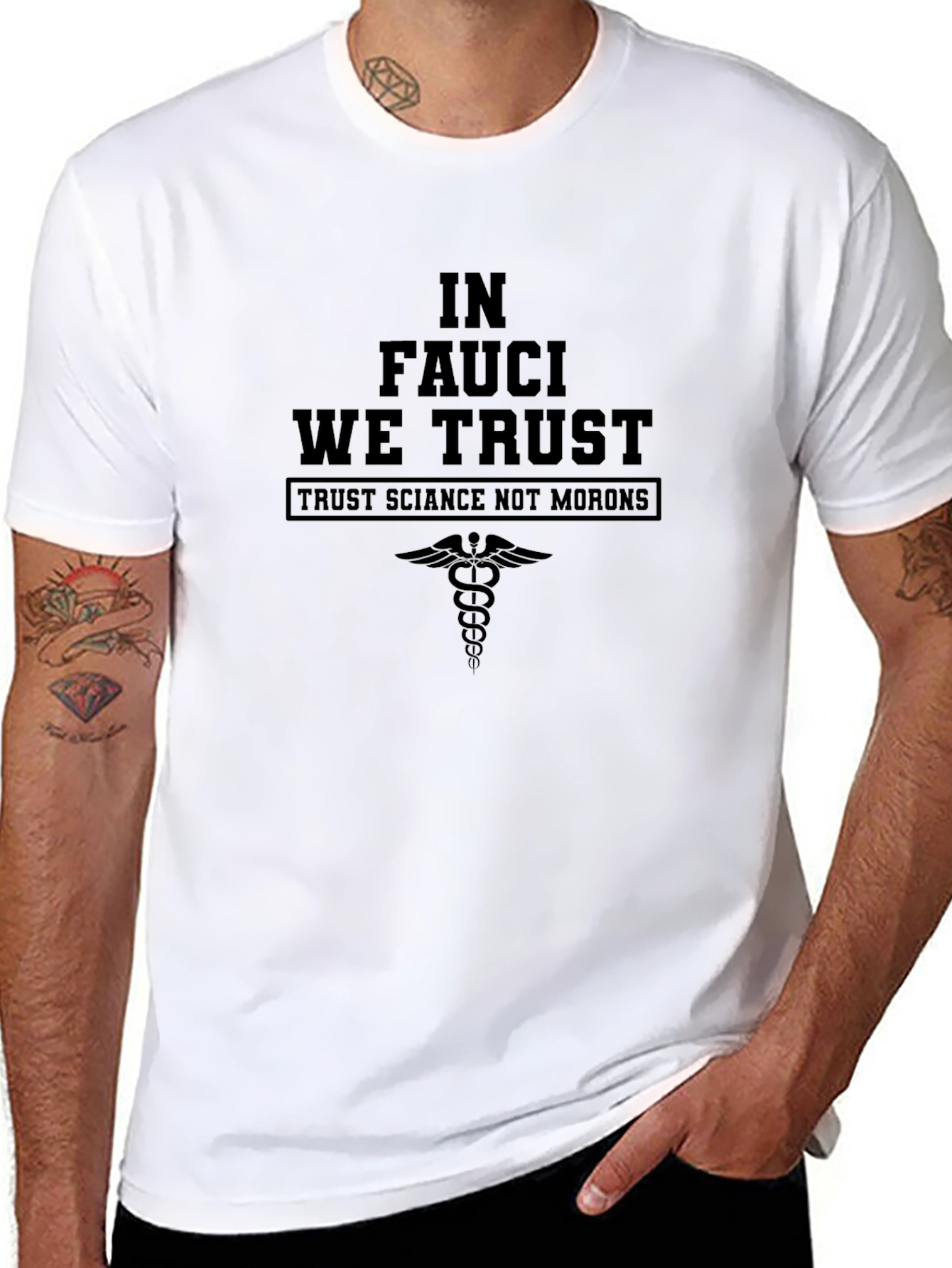 In Fauci We Trust T-Shirt - Science Advocate Tee