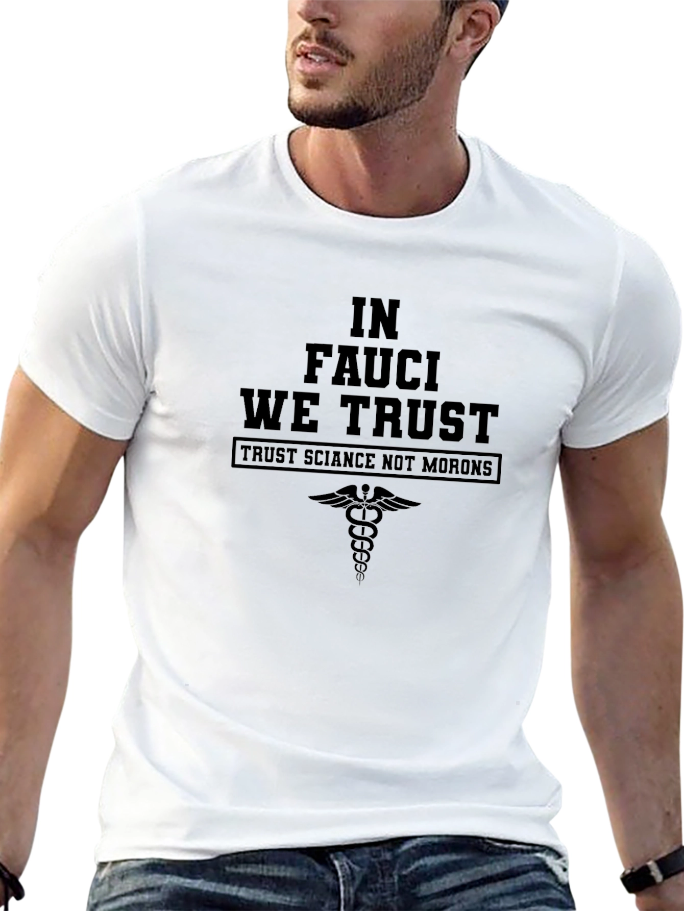 In Fauci We Trust T-Shirt - Science Advocate Tee