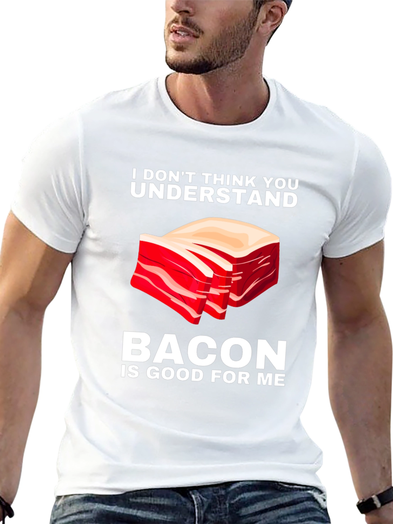 Bacon is Good for Me T-Shirt Funny
