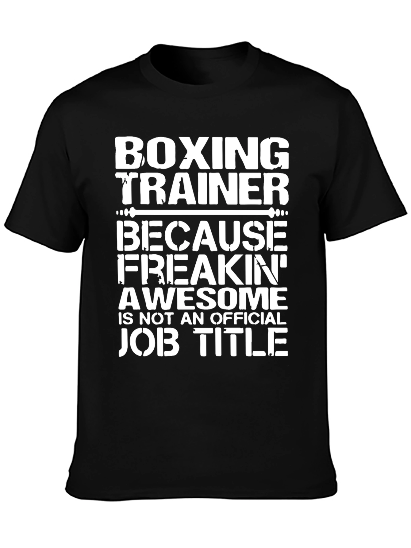 Boxing Trainer Awesome Job Title Graphic Tee