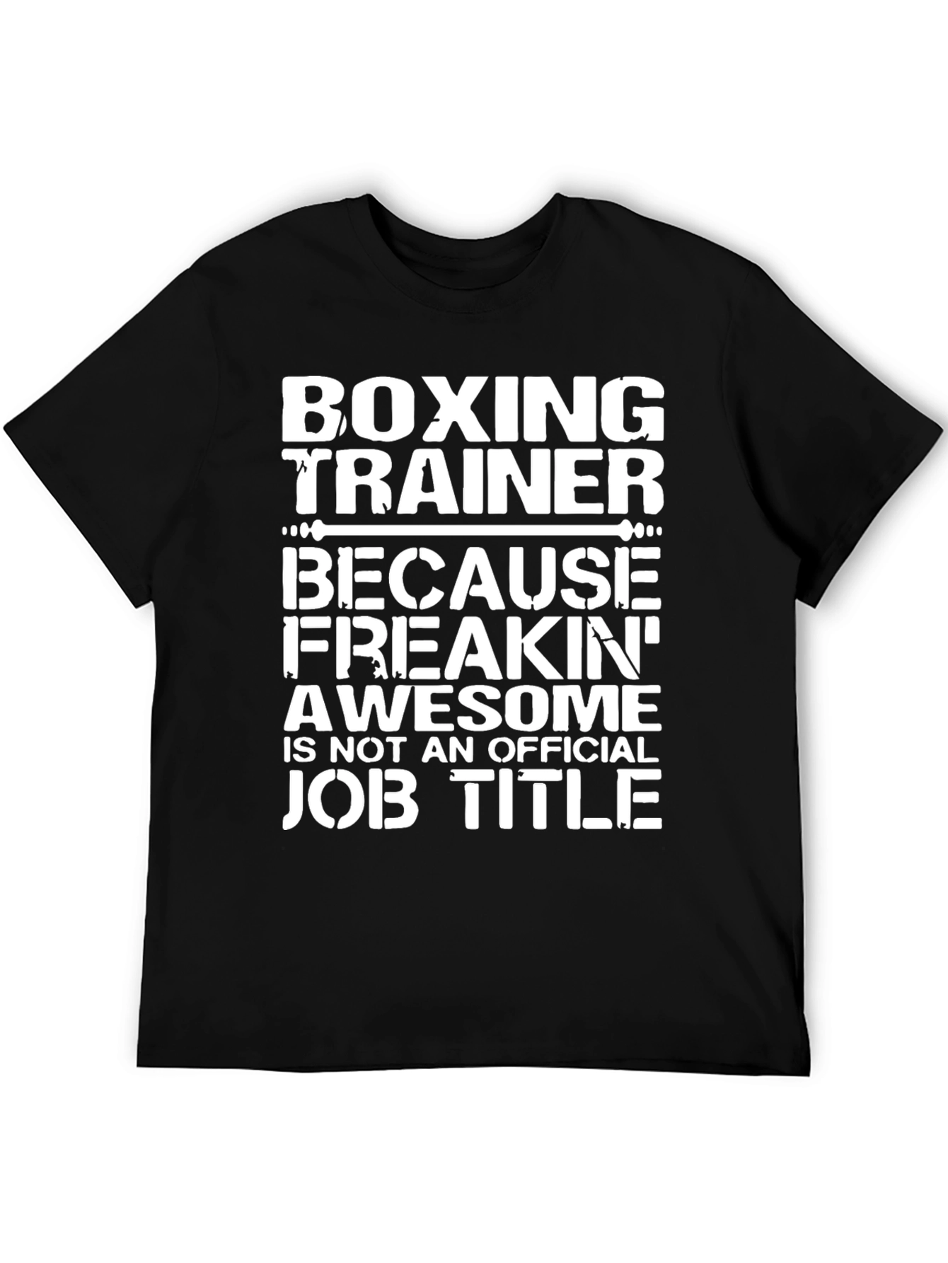 Boxing Trainer Awesome Job Title Graphic Tee