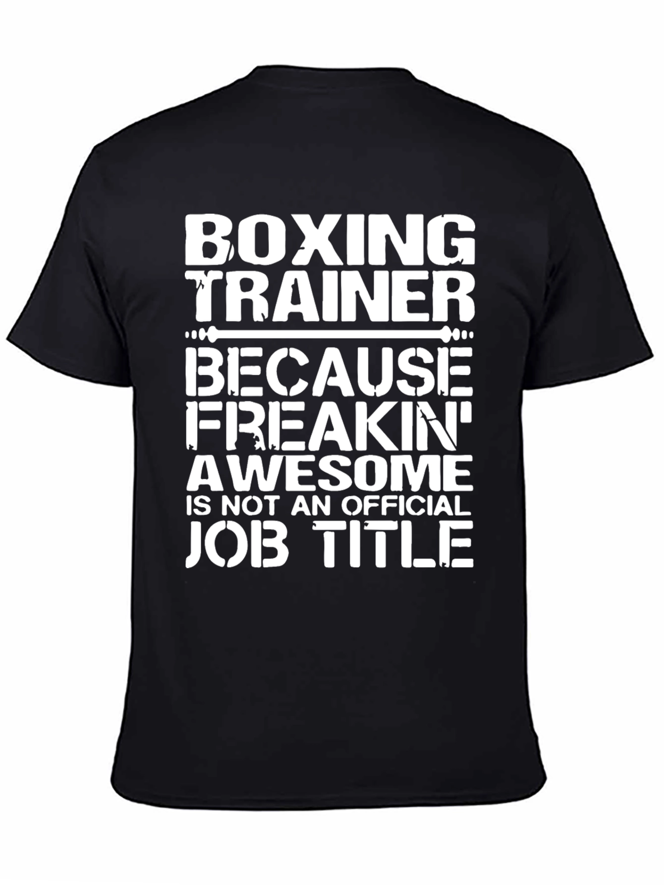Boxing Trainer Awesome Job Title Graphic Tee