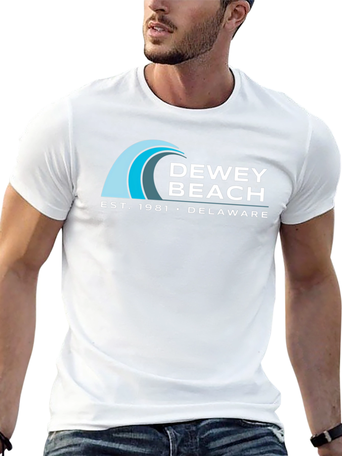 Dewey Beach Delaware Graphic T-Shirt