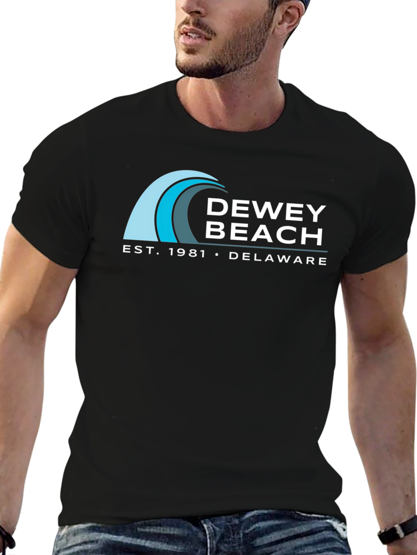 Dewey Beach Delaware Graphic T-Shirt