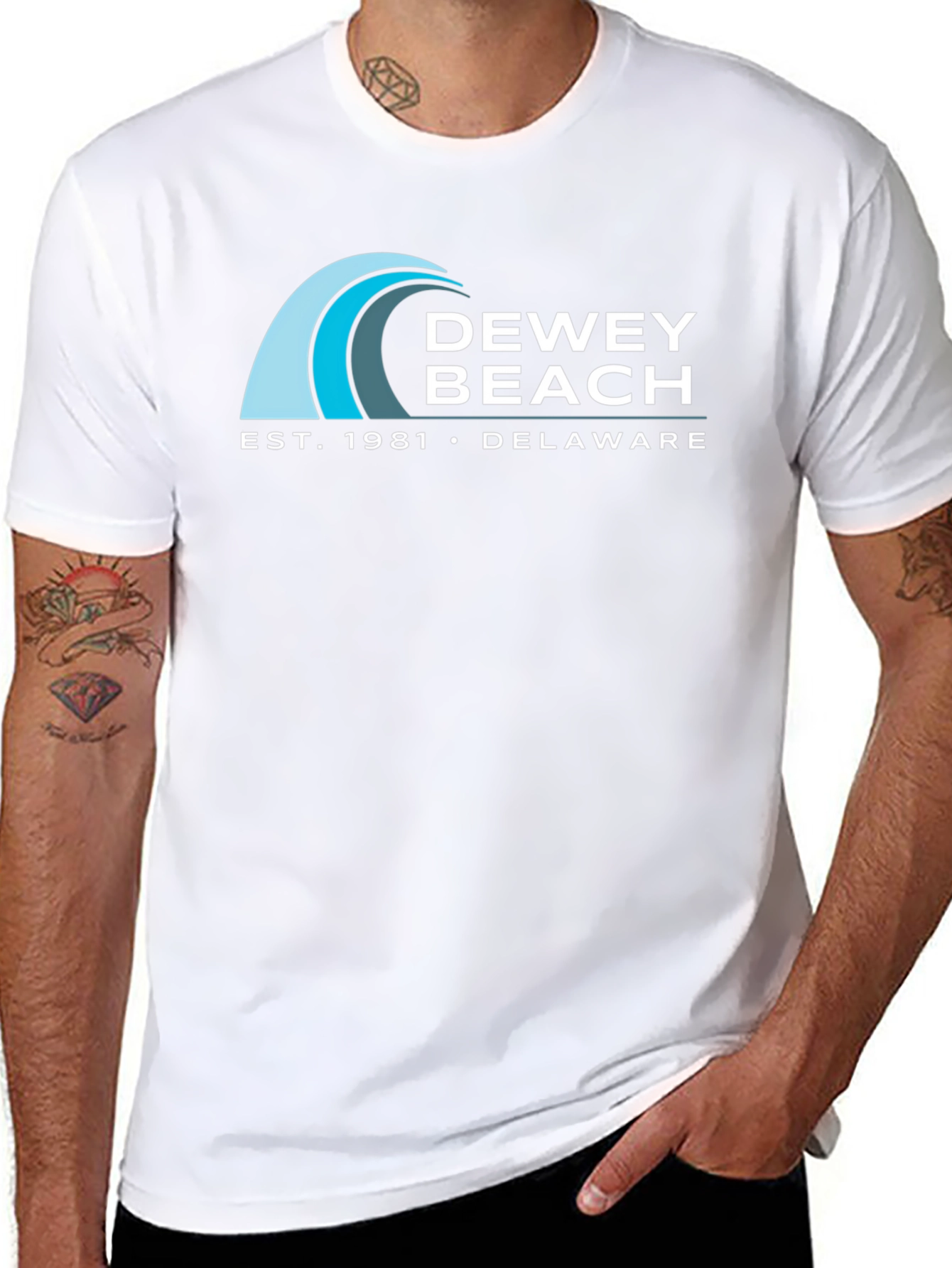 Dewey Beach Delaware Graphic T-Shirt