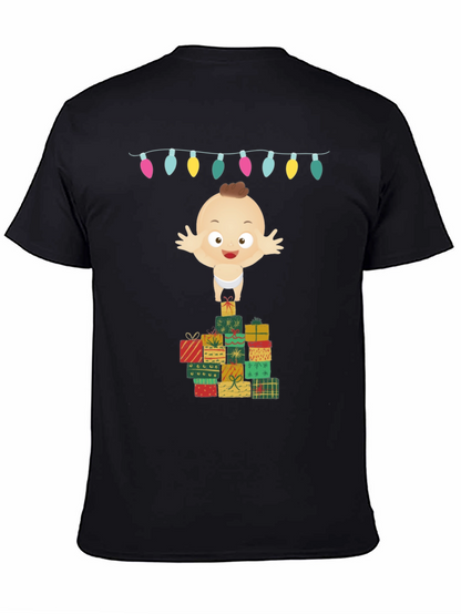 Christmas Baby on Gifts Tee - Holiday Cheer