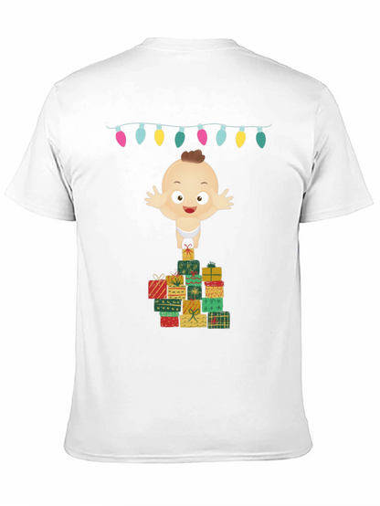 Christmas Baby on Gifts Tee - Holiday Cheer