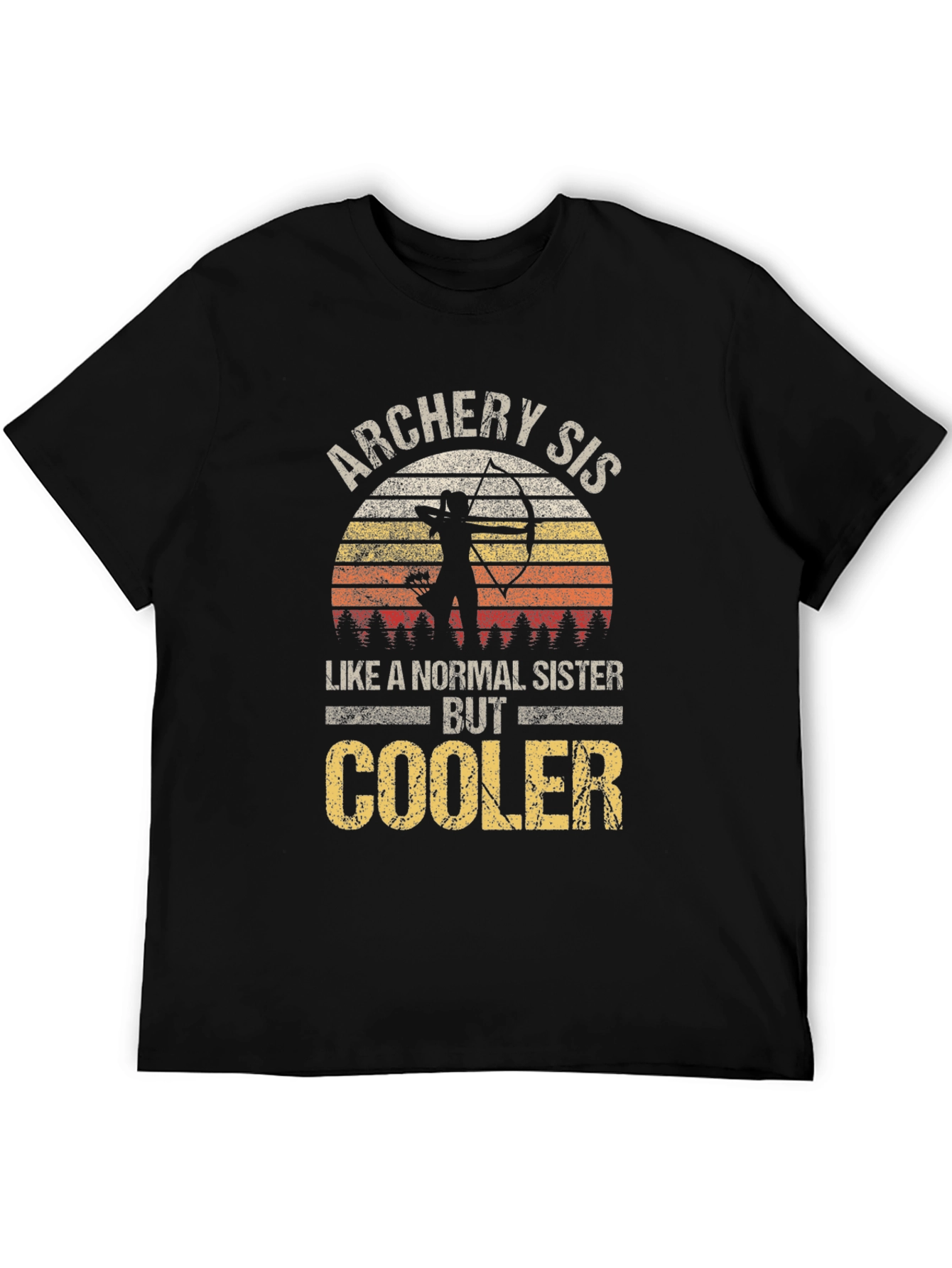 Archery Sister Graphic T-Shirt - Cool Sister Tee