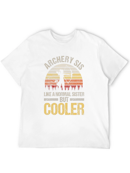Archery Sister Graphic T-Shirt - Cool Sister Tee