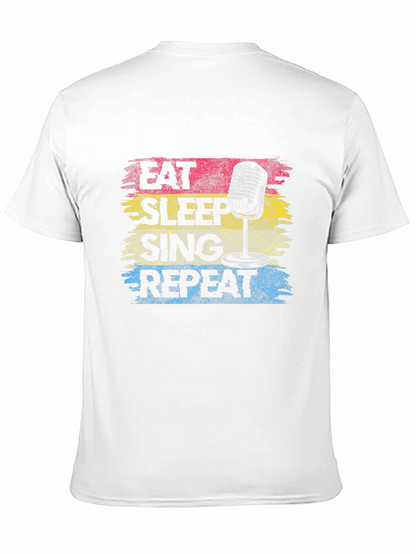 Eat Sleep Sing Repeat Graphic Tee