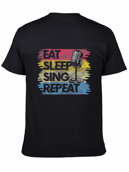 Eat Sleep Sing Repeat Graphic Tee