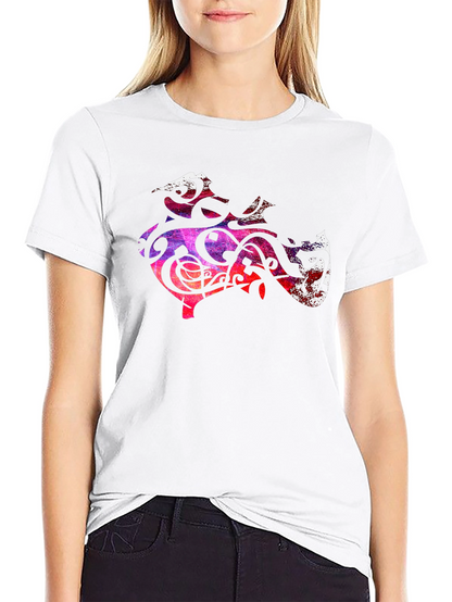 Abstract Art Tee - Black Graphic T-Shirt