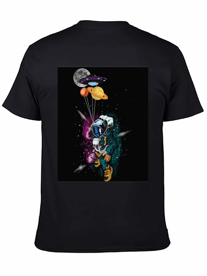 Astronaut T-Shirt - Space Planets UFO Design