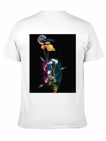 Astronaut T-Shirt - Space Planets UFO Design