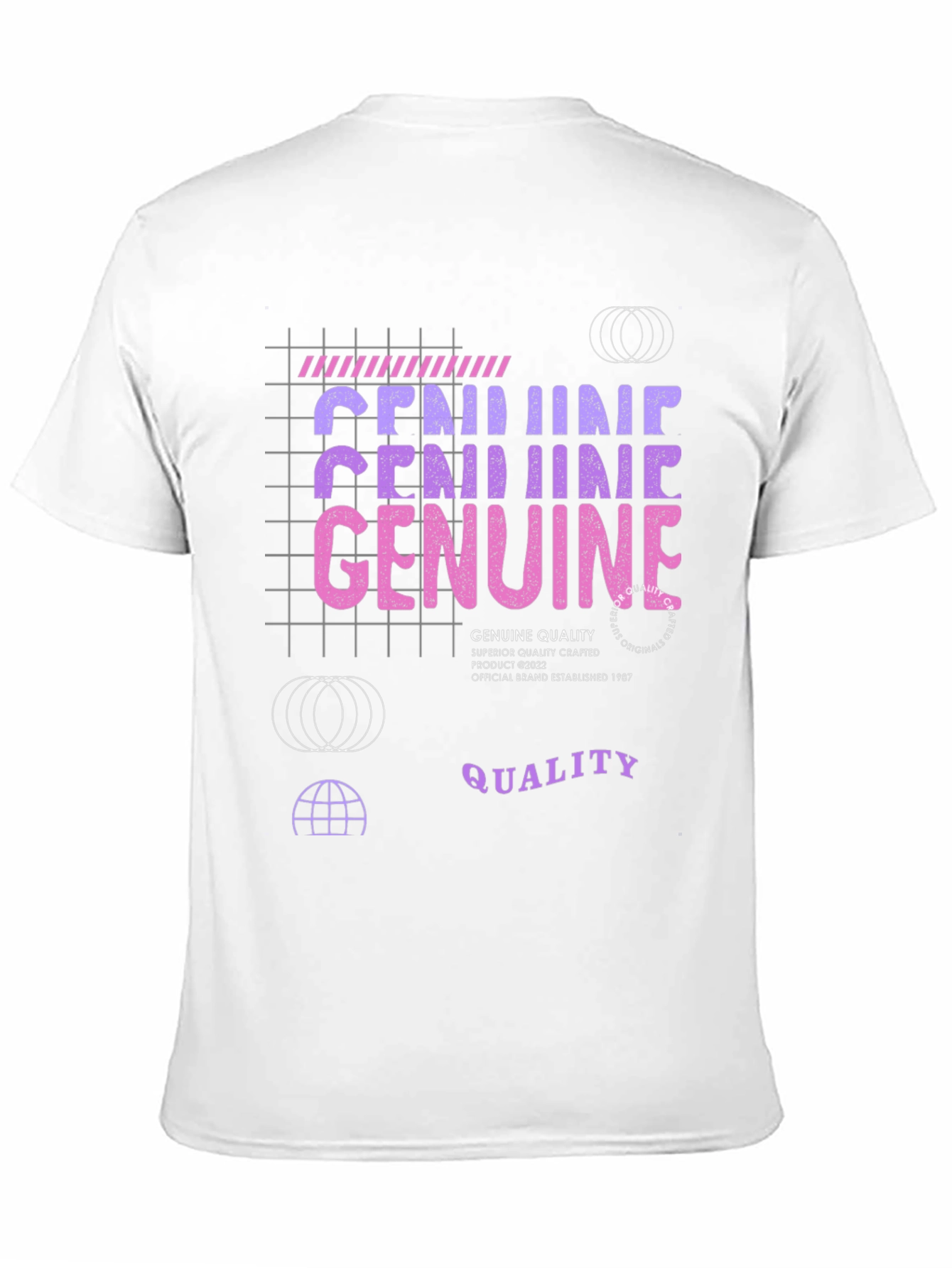 Genuine Quality Graphic Tee - Crafted Black T-Shirt