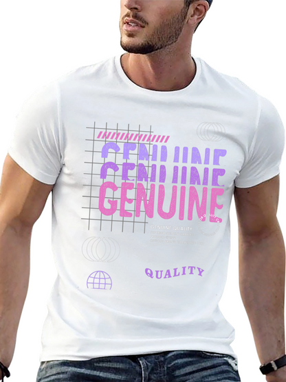 Genuine Quality Graphic Tee - Crafted Black T-Shirt