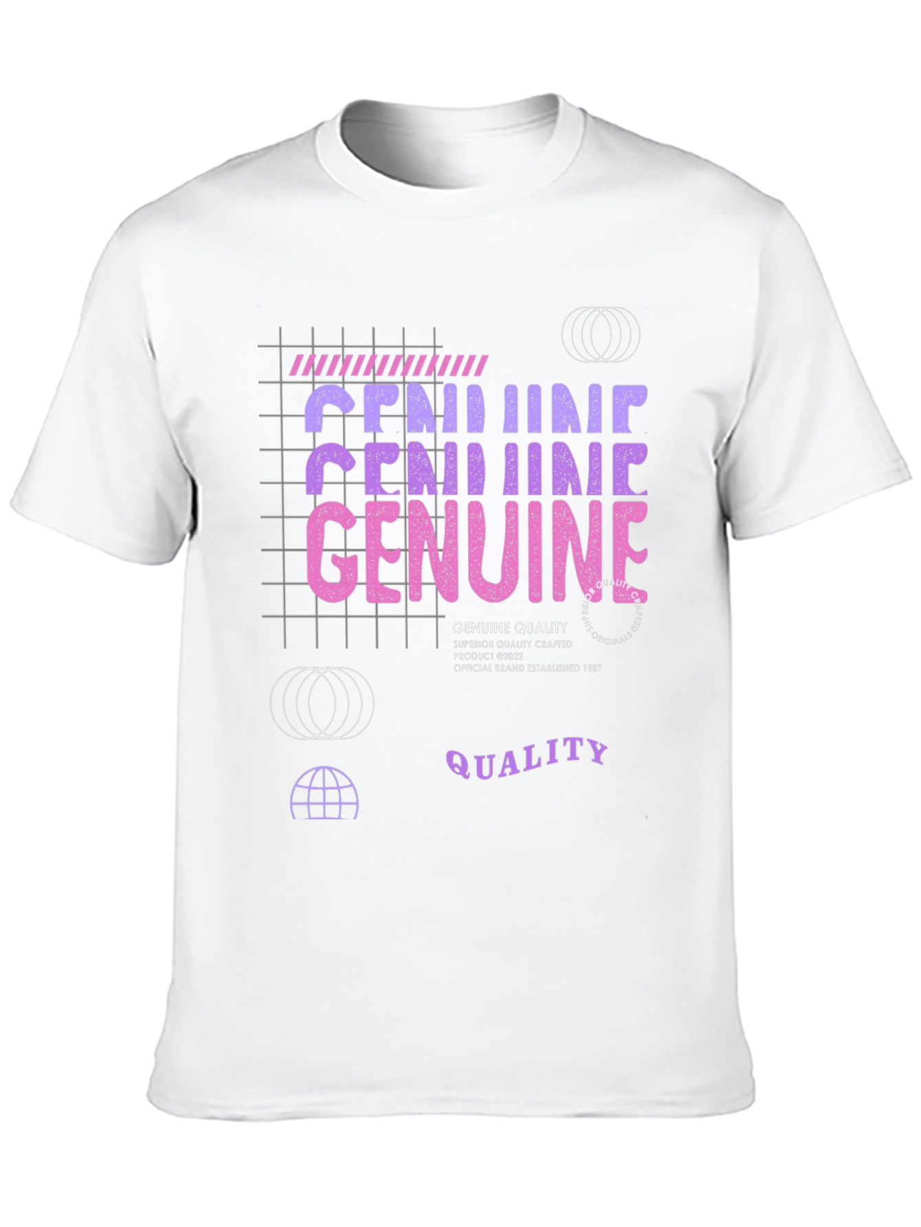 Genuine Quality Graphic Tee - Crafted Black T-Shirt