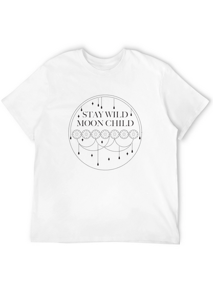 Stay Wild Moon Child Black T-Shirt