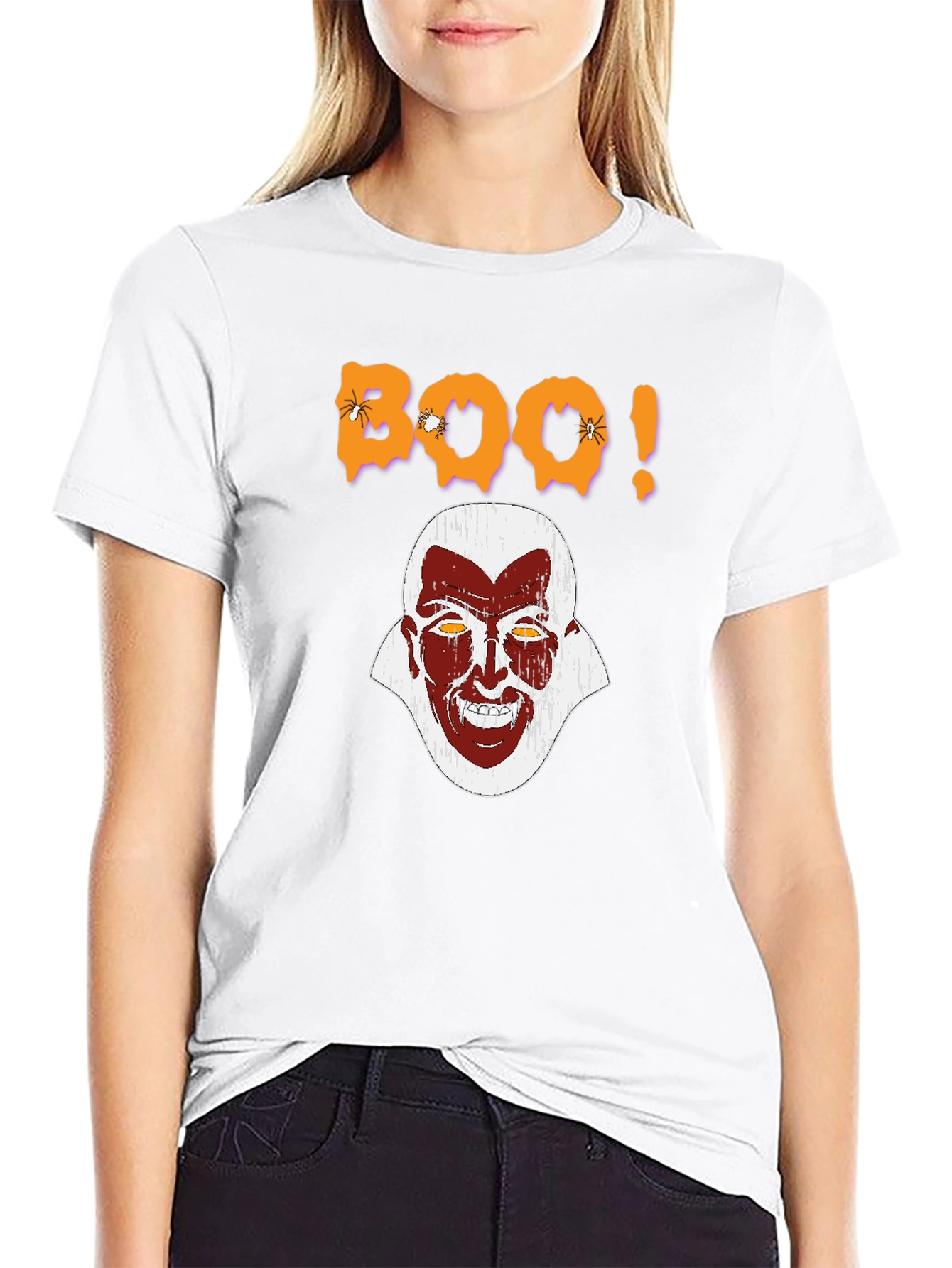 Spooky Season Tee - Halloween Vampire Graphic Shirt