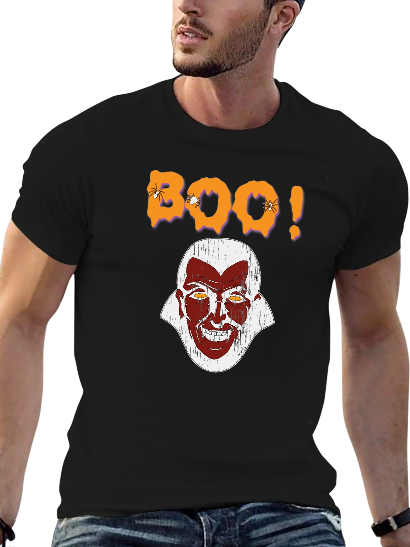 Spooky Season Tee - Halloween Vampire Graphic Shirt