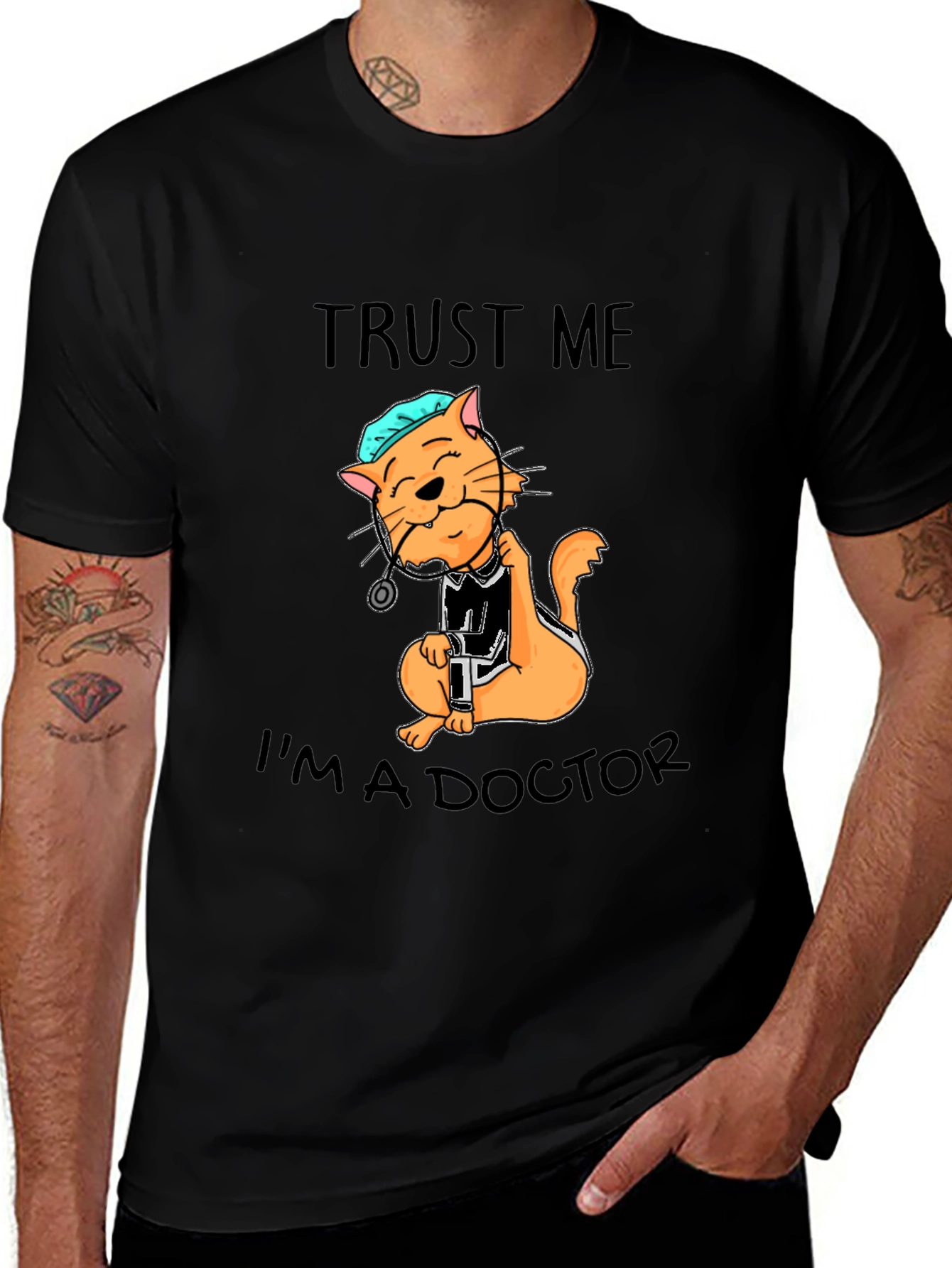 Trust Me Im A Doctor Cat T-Shirt