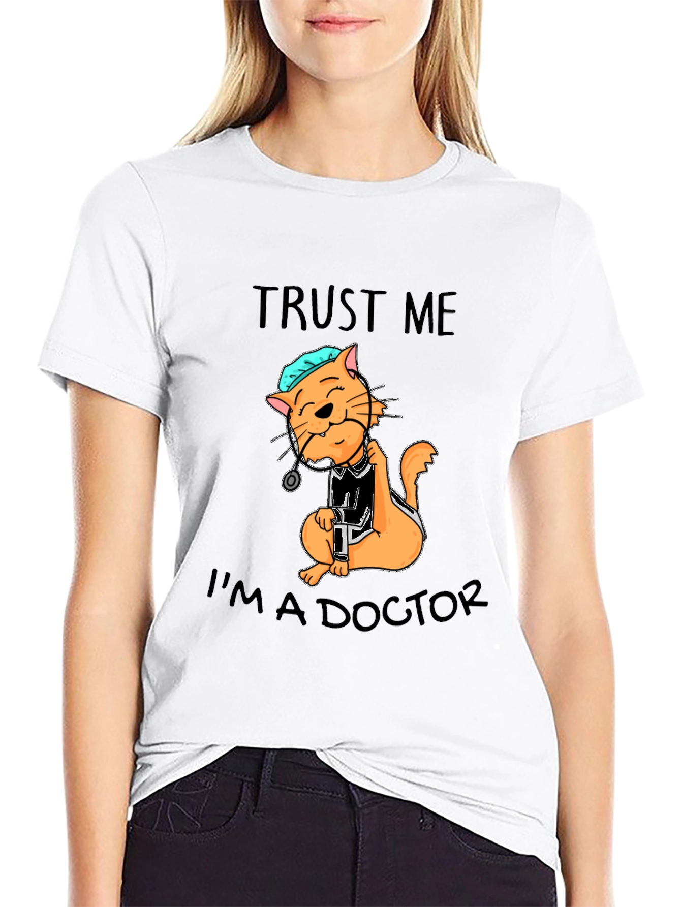 Trust Me Im A Doctor Cat T-Shirt
