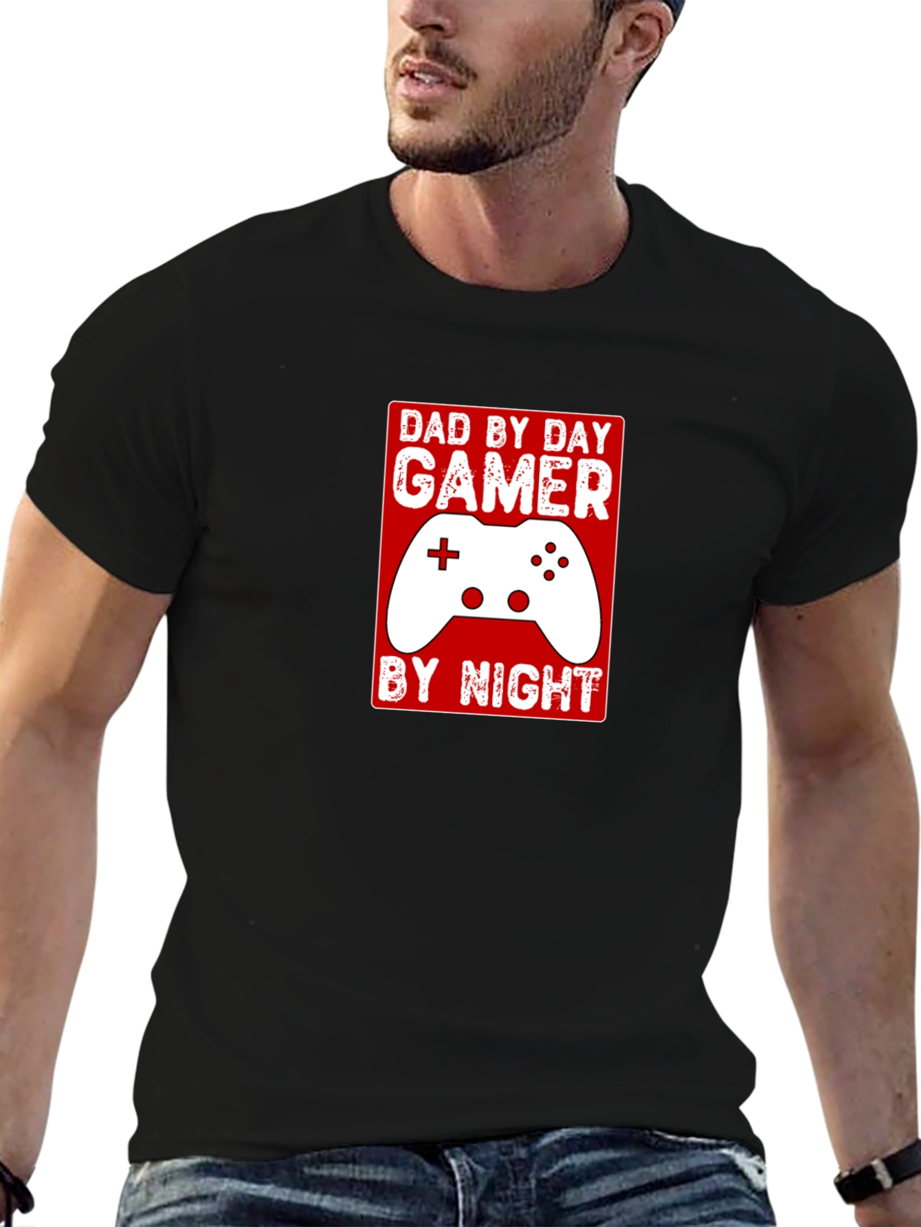 Dad by Day Gamer by Night T-Shirt