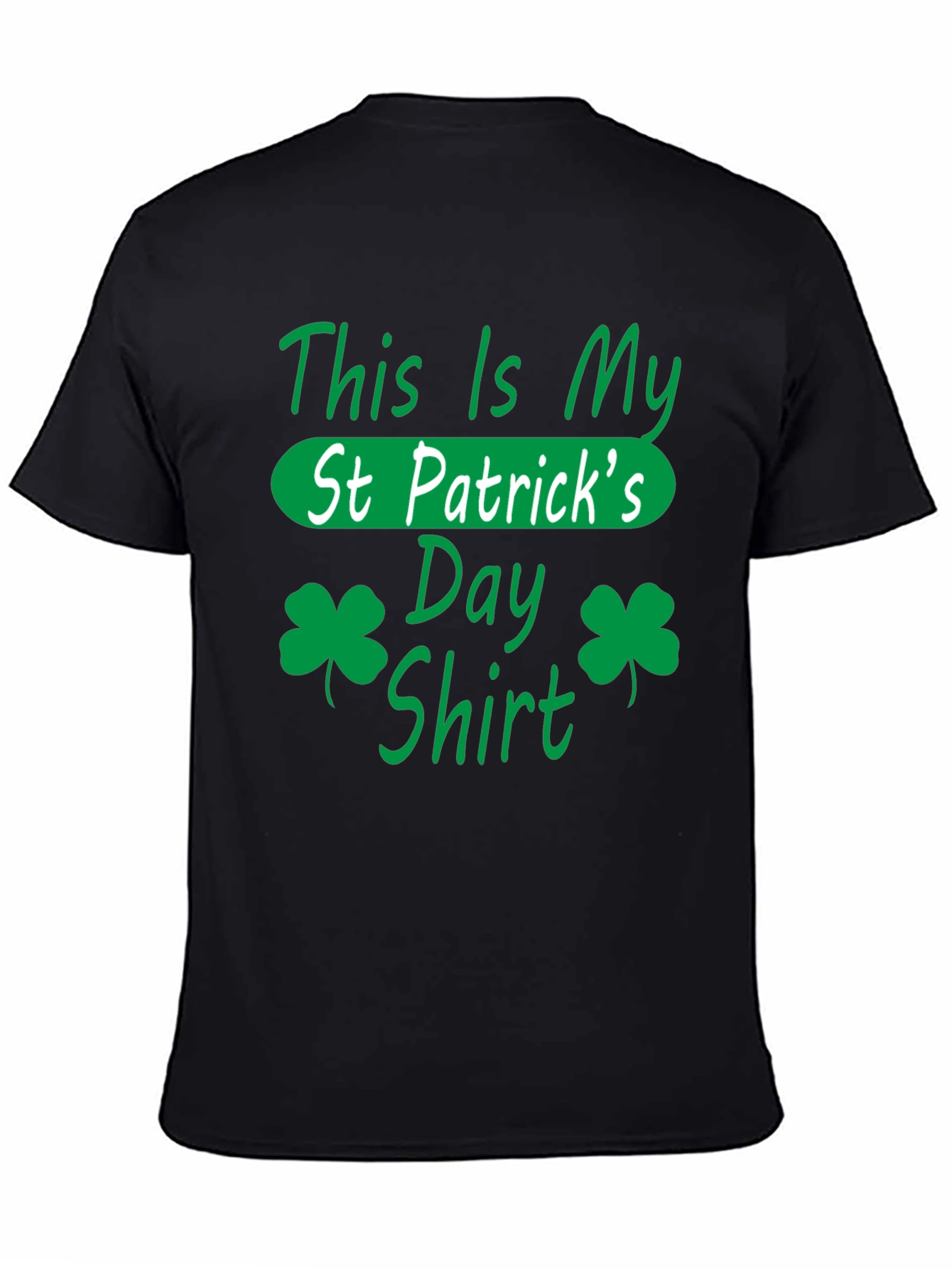 St. Patricks Day Shirt - Green Shamrock Design
