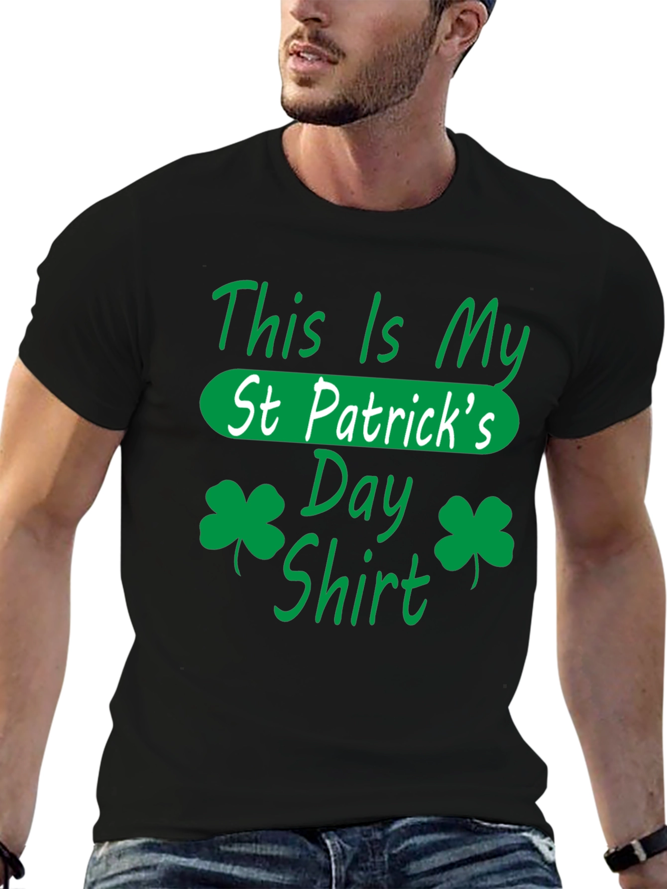 St. Patricks Day Shirt - Green Shamrock Design