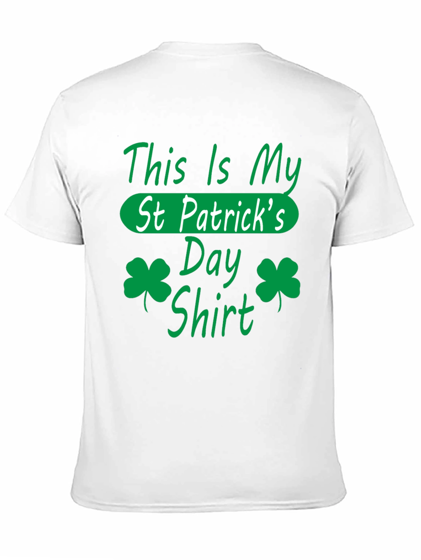 St. Patricks Day Shirt - Green Shamrock Design