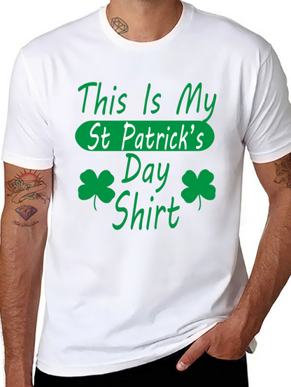 St. Patricks Day Shirt - Green Shamrock Design