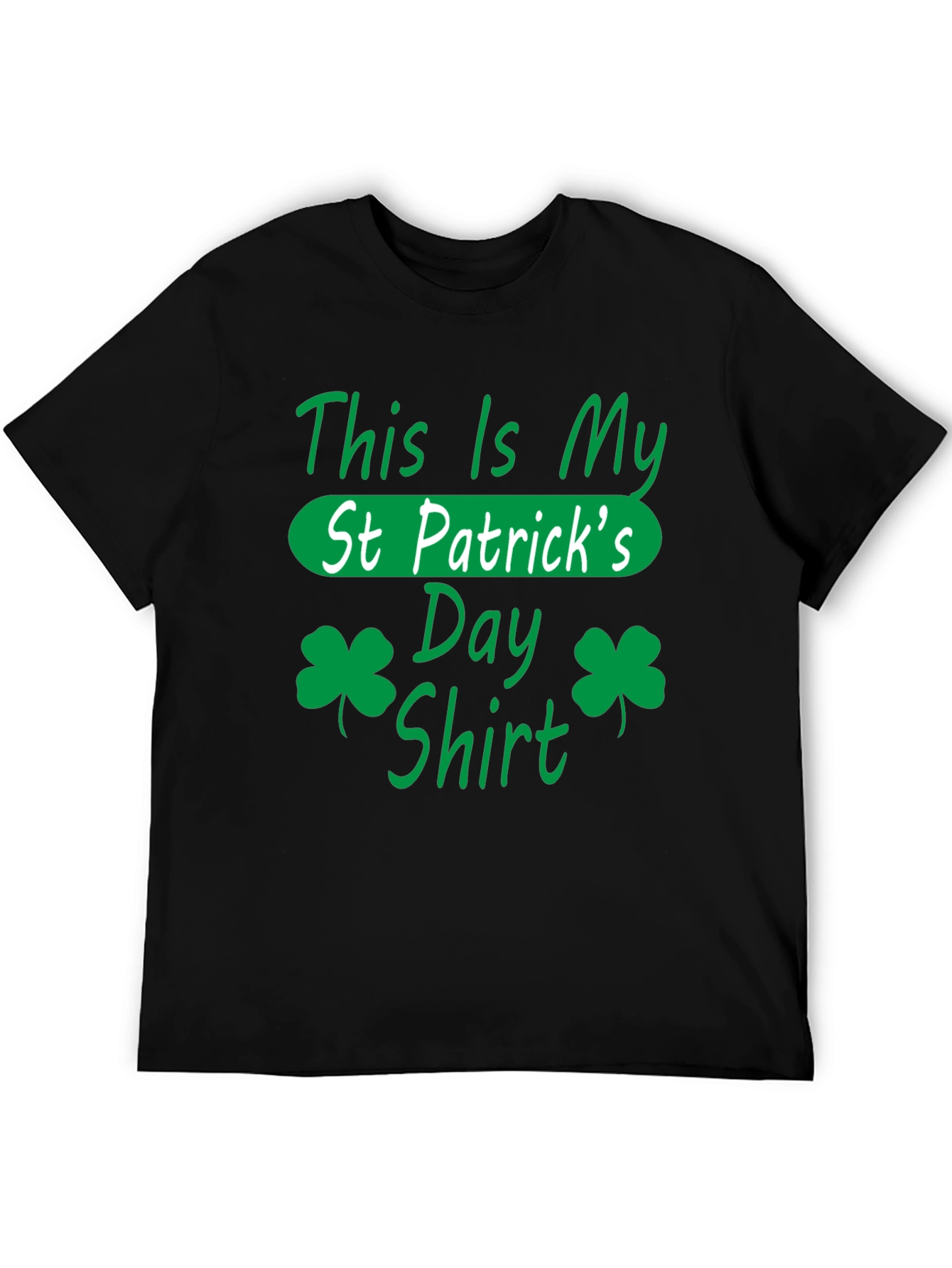 St. Patricks Day Shirt - Green Shamrock Design