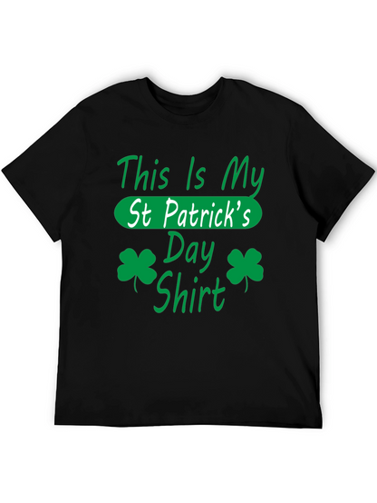 St. Patricks Day Shirt - Green Shamrock Design