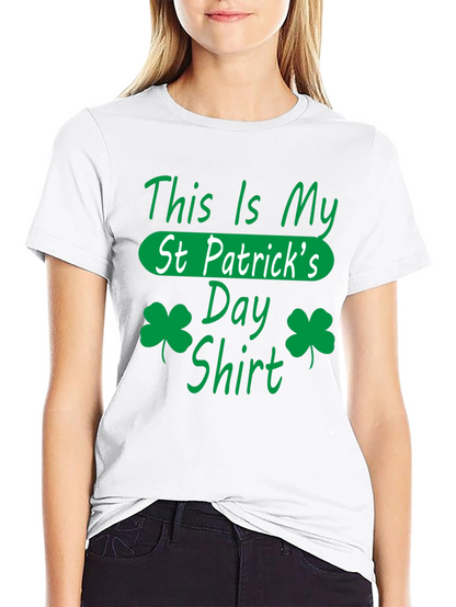 St. Patricks Day Shirt - Green Shamrock Design