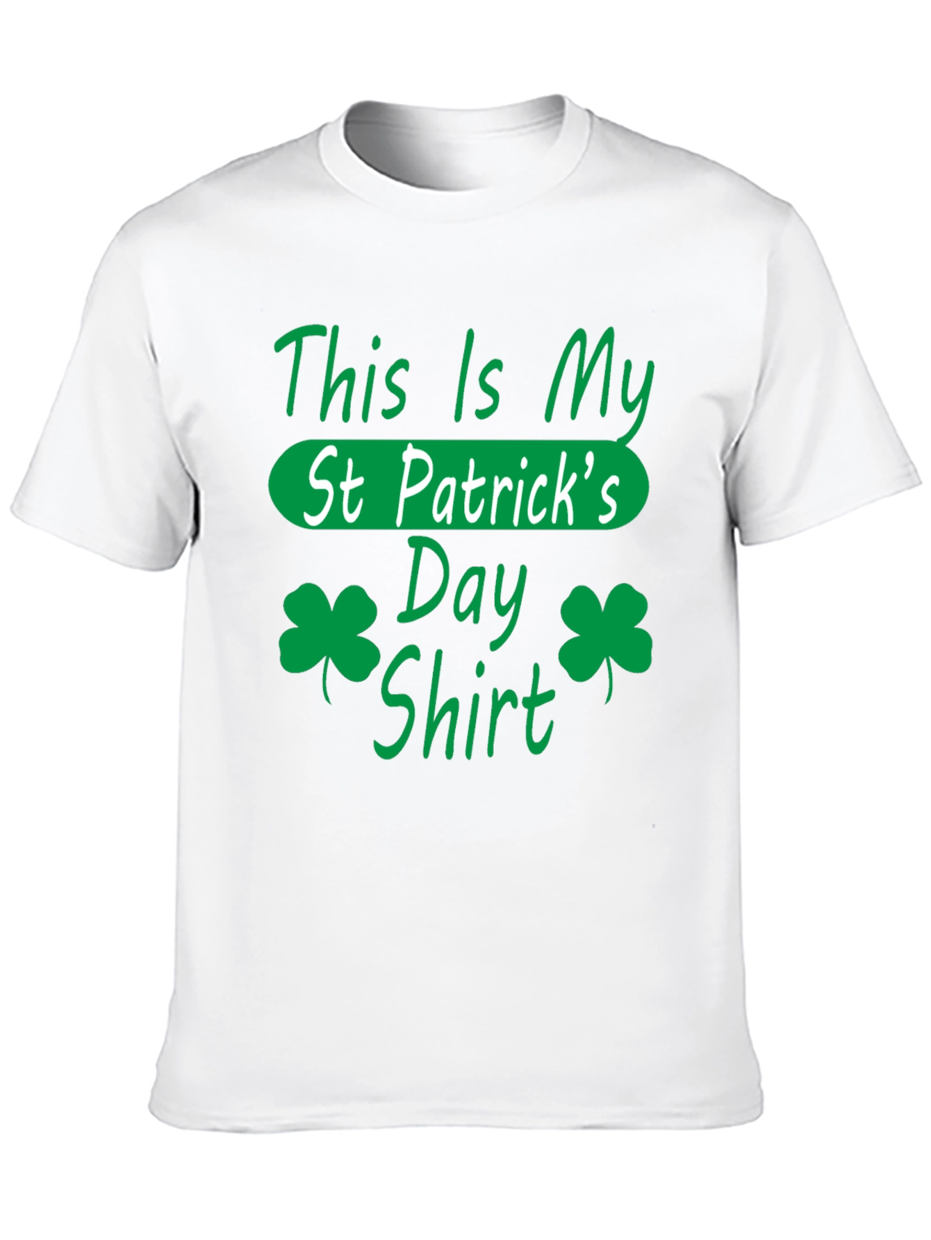 St. Patricks Day Shirt - Green Shamrock Design