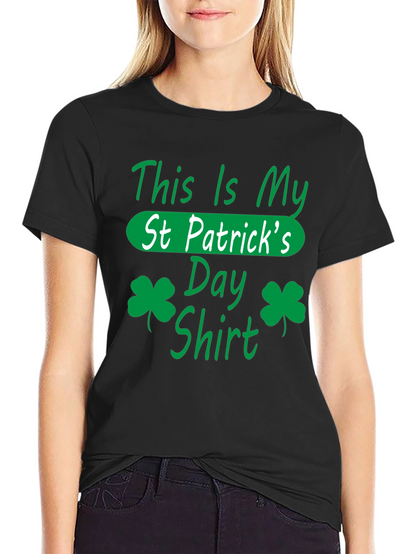 St. Patricks Day Shirt - Green Shamrock Design