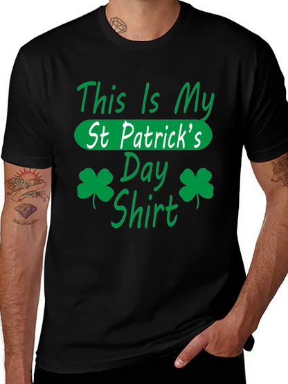 St. Patricks Day Shirt - Green Shamrock Design