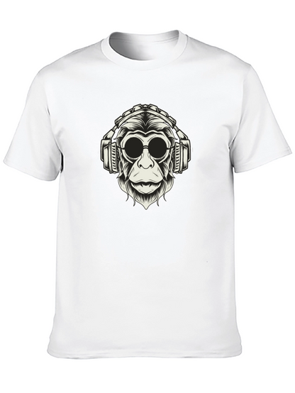 Monkey DJ Graphic T-Shirt - Cool Urban Streetwear