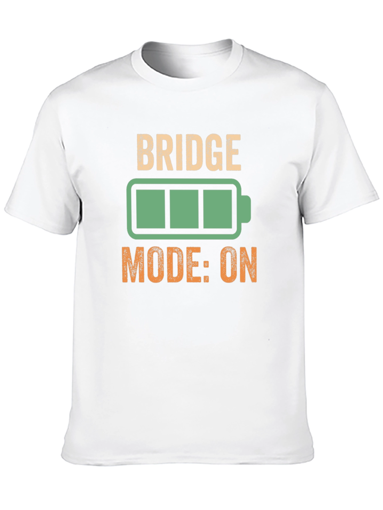 Bridge Mode ON T-Shirt - Funny Technology Geek Tee