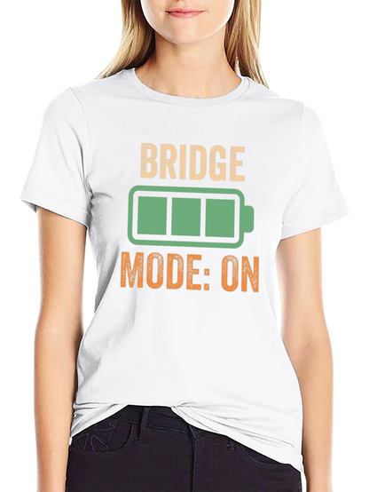 Bridge Mode ON T-Shirt - Funny Technology Geek Tee
