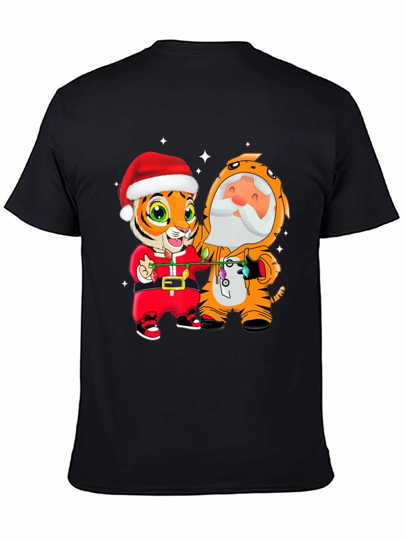 Festive Tiger Graphic Tee