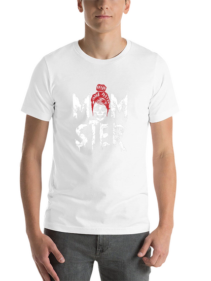 Momster Skeleton Graphic T-Shirt - Trendy Halloween Tee