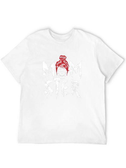 Momster Skeleton Graphic T-Shirt - Trendy Halloween Tee
