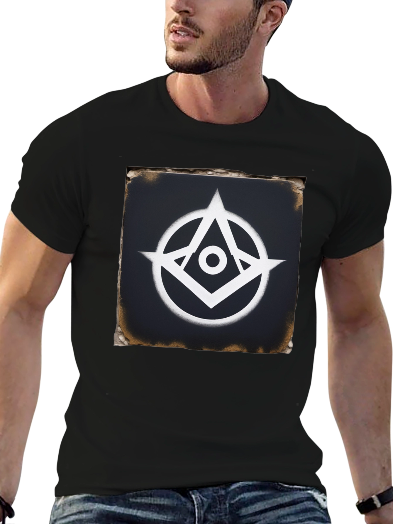 Illuminati Symbol Black T-Shirt