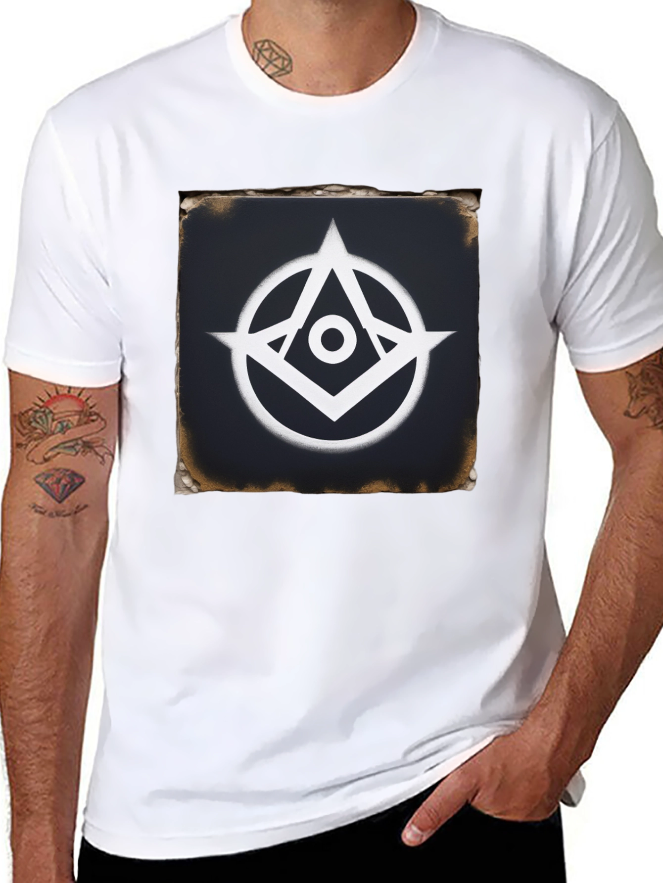 Illuminati Symbol Black T-Shirt