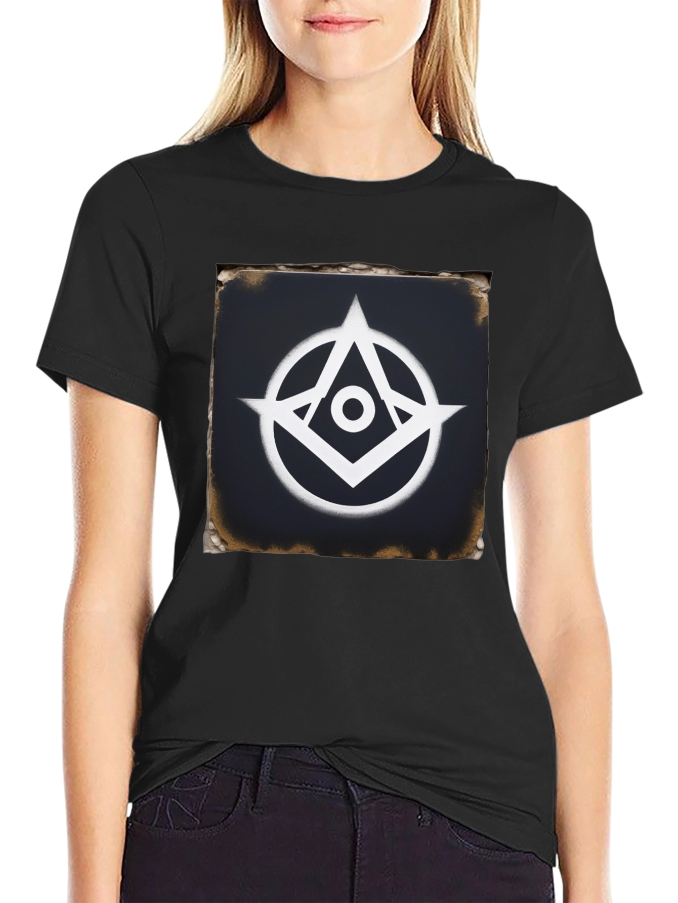 Illuminati Symbol Black T-Shirt