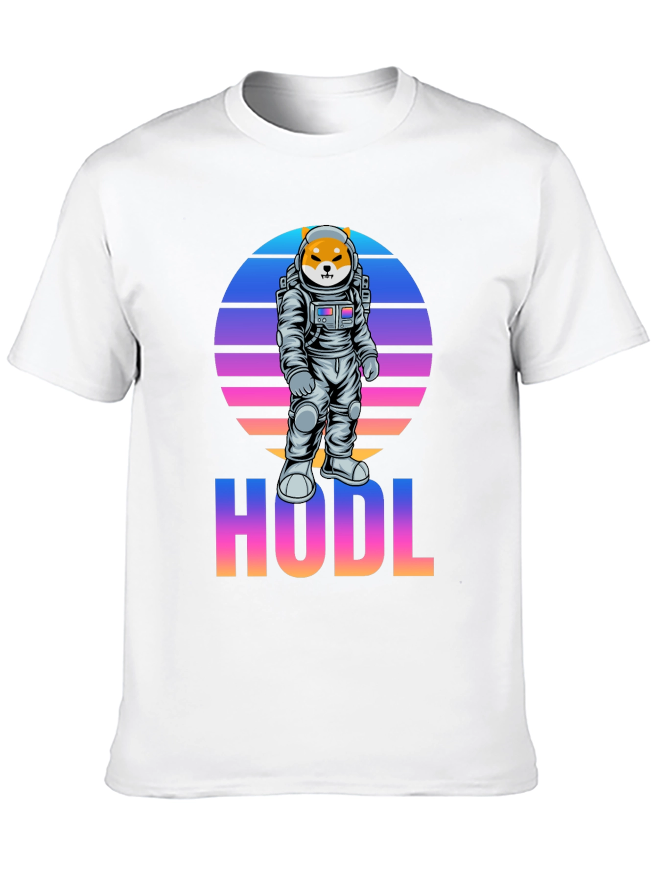 HODL Shiba Inu Astronaut T-Shirt