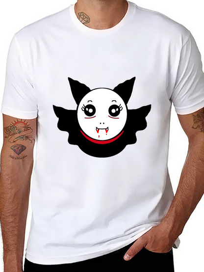 Vampire Bat Graphic Tee - Spooky Cute Design