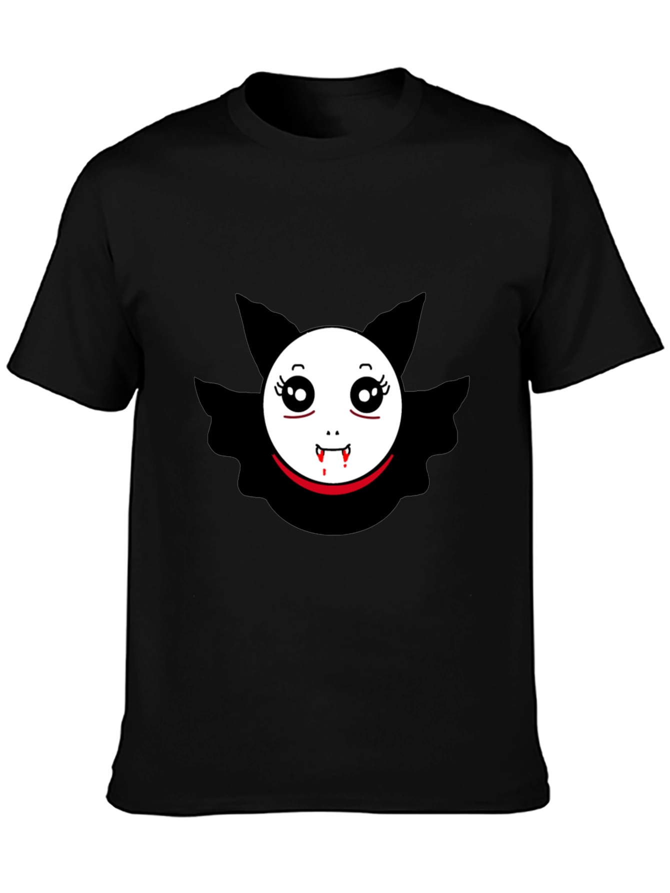 Vampire Bat Graphic Tee - Spooky Cute Design