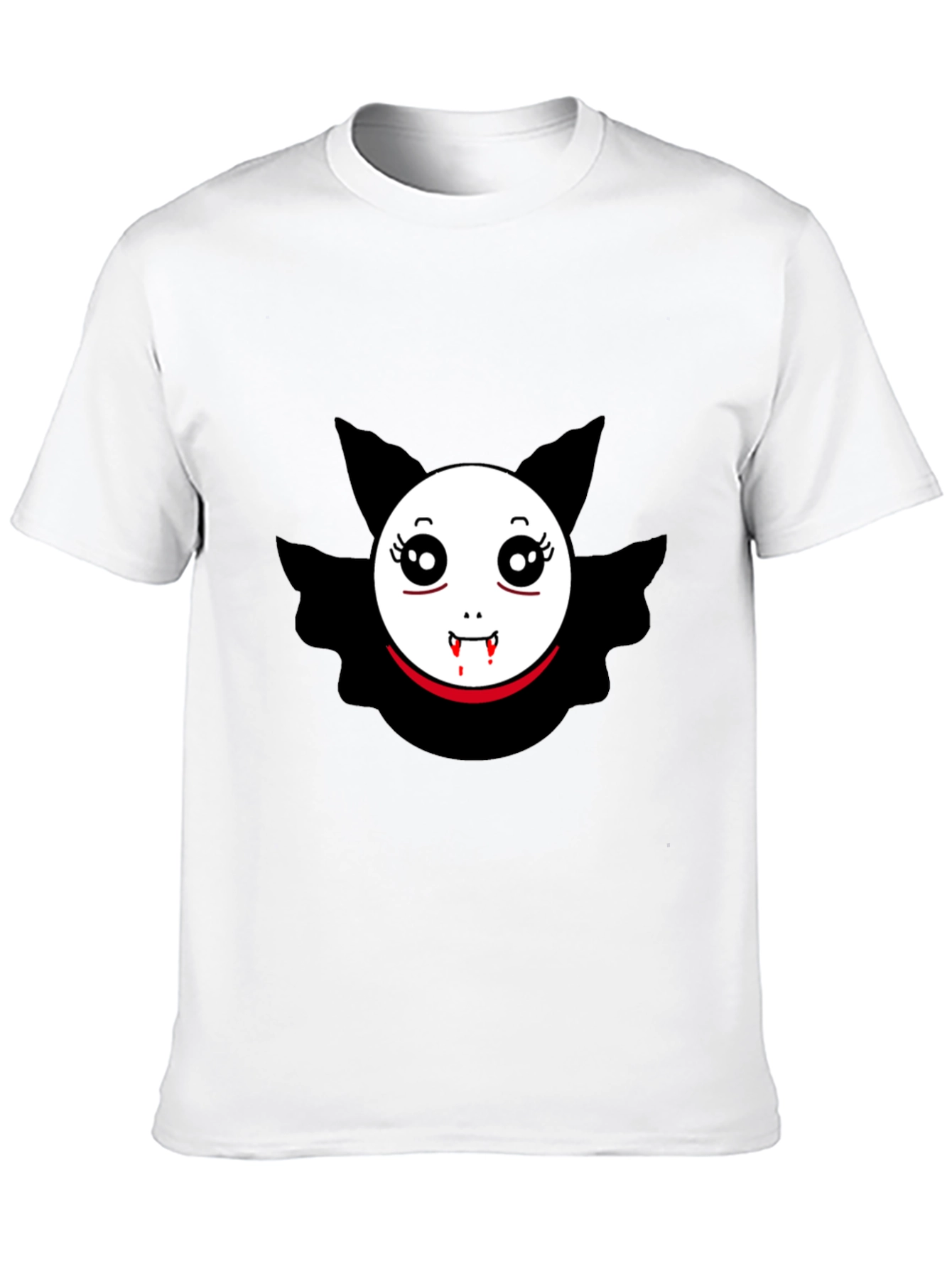 Vampire Bat Graphic Tee - Spooky Cute Design